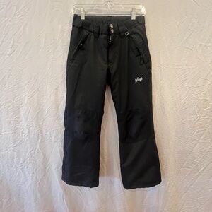 Drift black youth ski pants medium